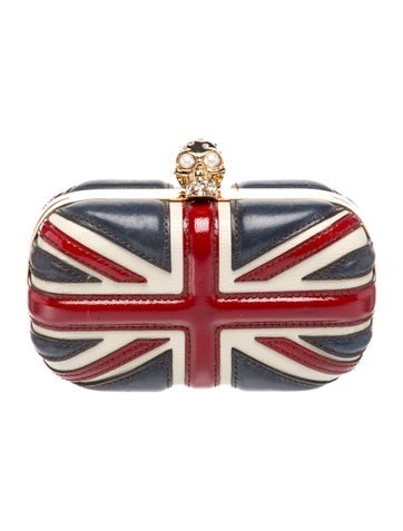 Skull Britannia Skull Box Clutch