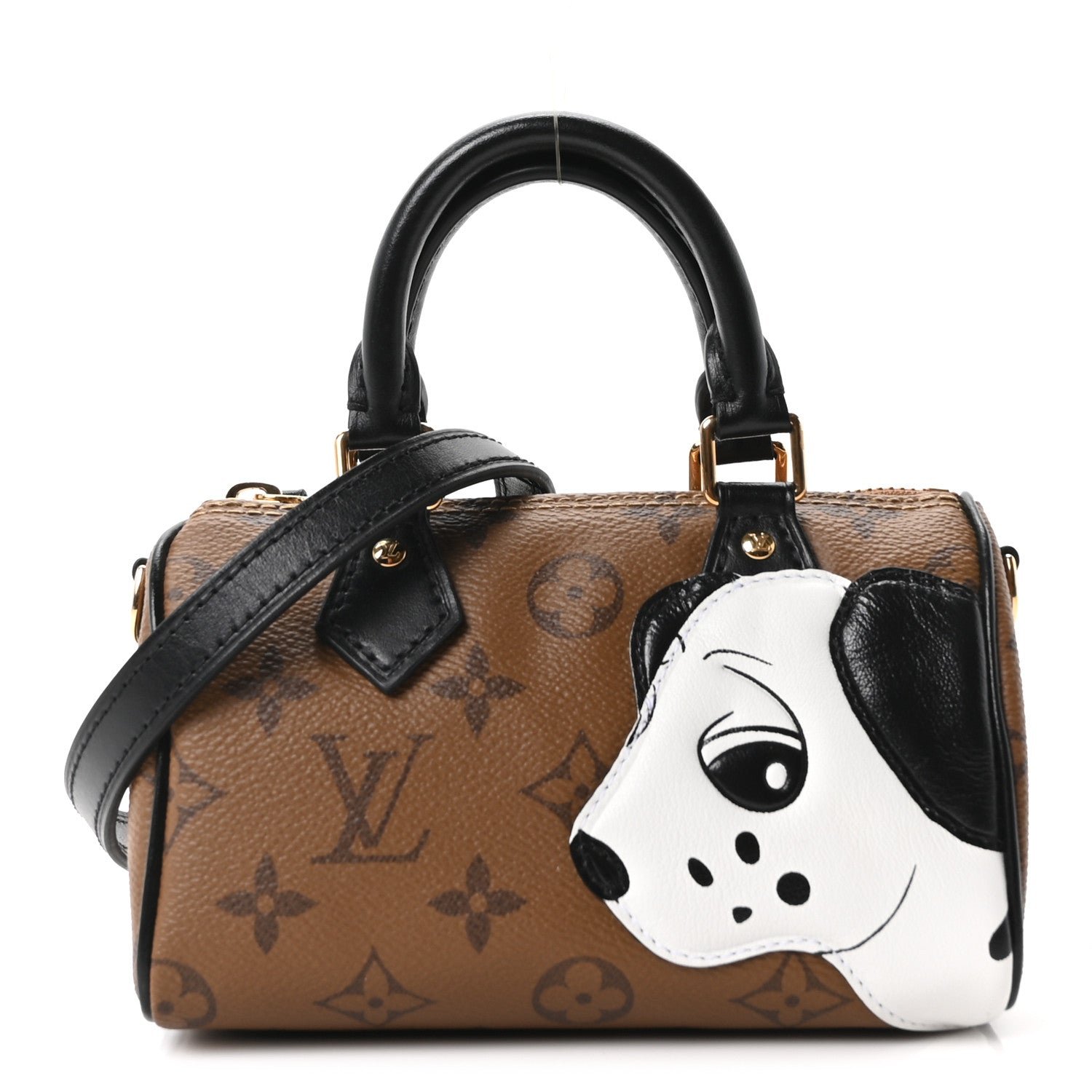 Louis Vuitton Louis Vuitton Reverse Monogram Dog Animation Nano Speedy