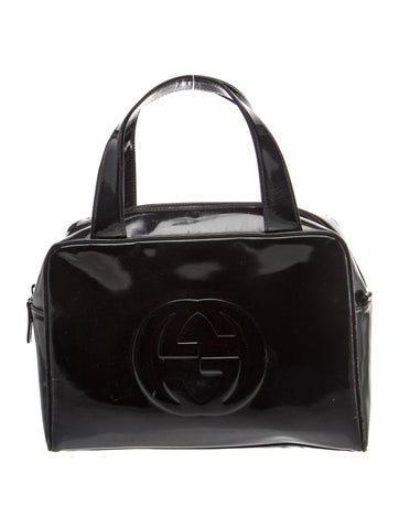 Interlocking G Vintage Patent leather Bag