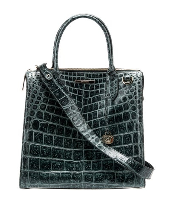 Brahmin Embossed Leather Shoulder Bag