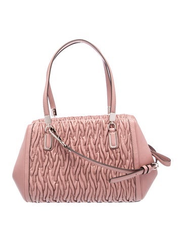 Leather Top Handle Bag w/ Tags