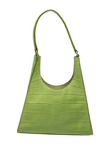 Embossed Leather Shoulder Bag