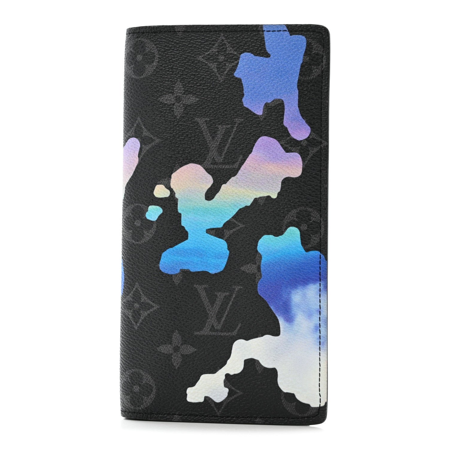 Louis Vuitton Monogram Eclipse Sunrise Brazza Wallet