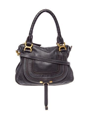 Leather Marcie Shoulder Bag Large