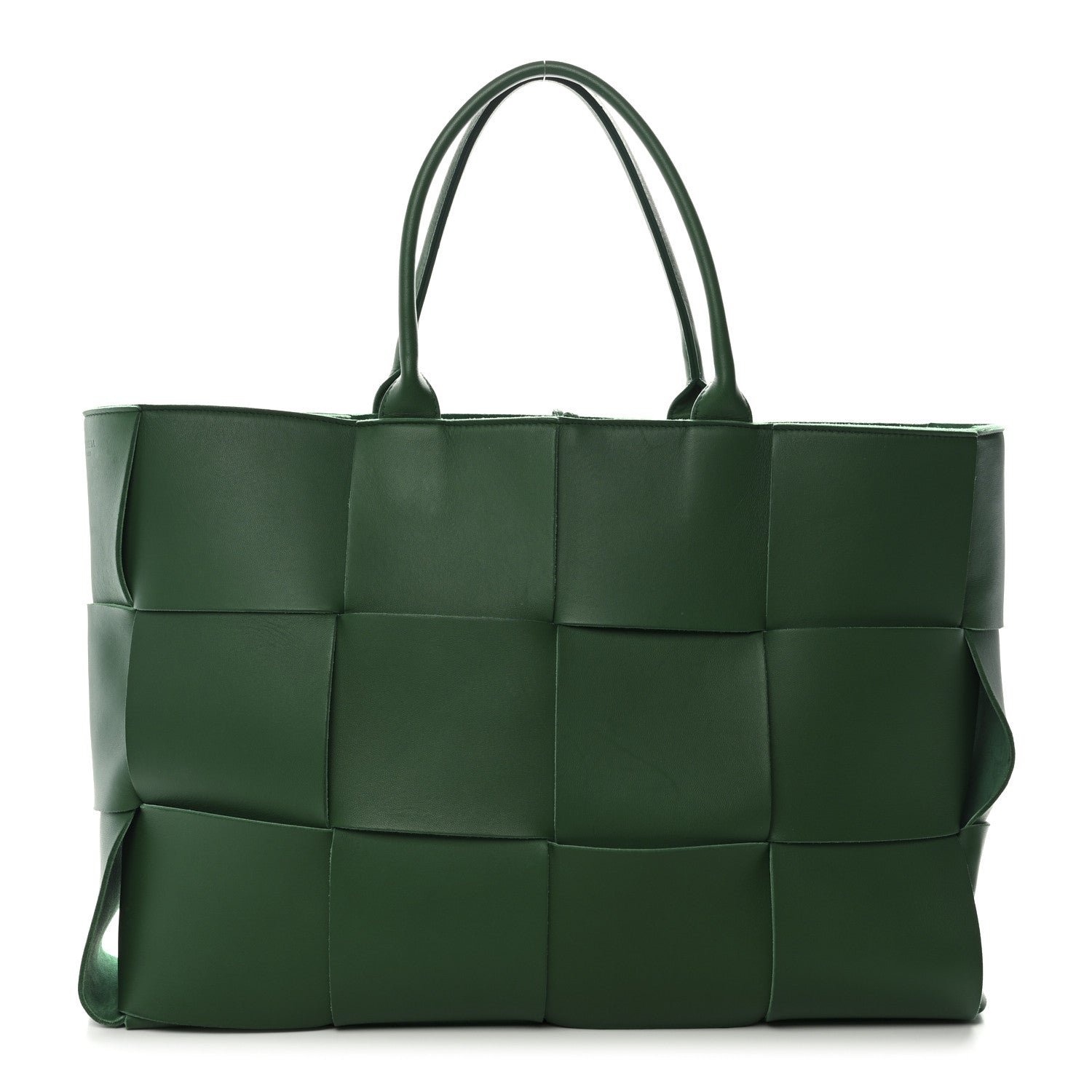 Bottega Veneta Nappa Maxi Intrecciato Large Arco Tote Green