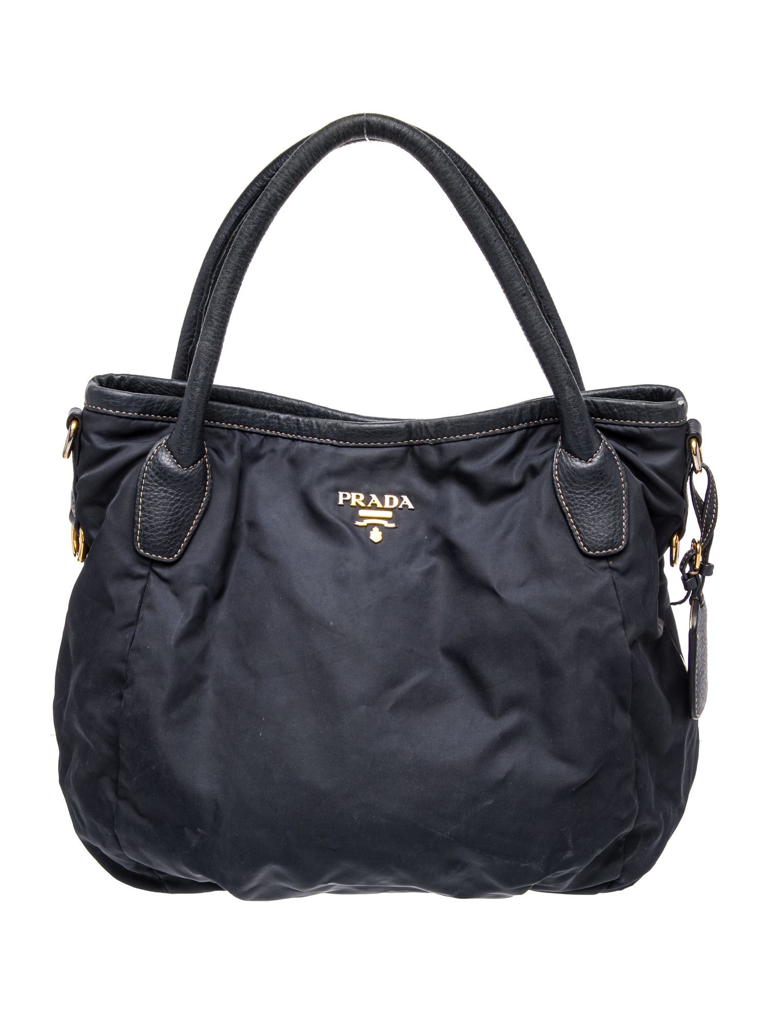 Tessuto Nylon Top Handle Bag
