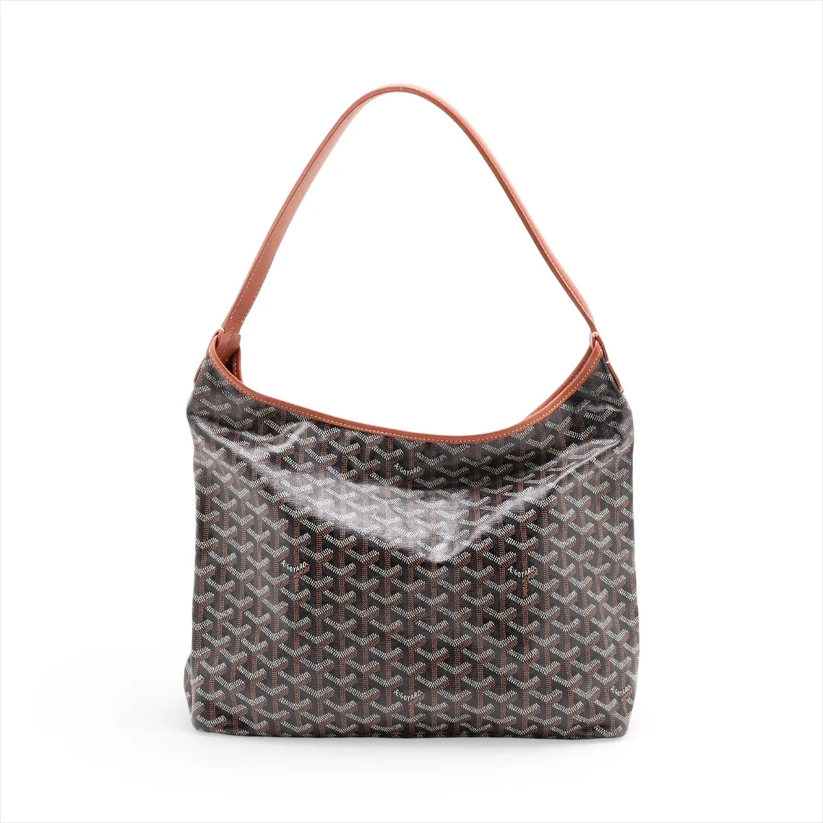 Goyard Goyard Bohème PVC & leather Shoulder bag Brown