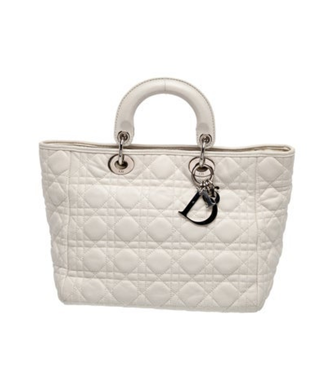 Dior Dior Leather Top Handle Bag