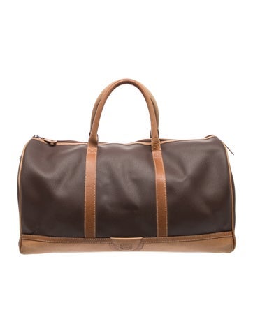 Leather Weekender Bag Vintage