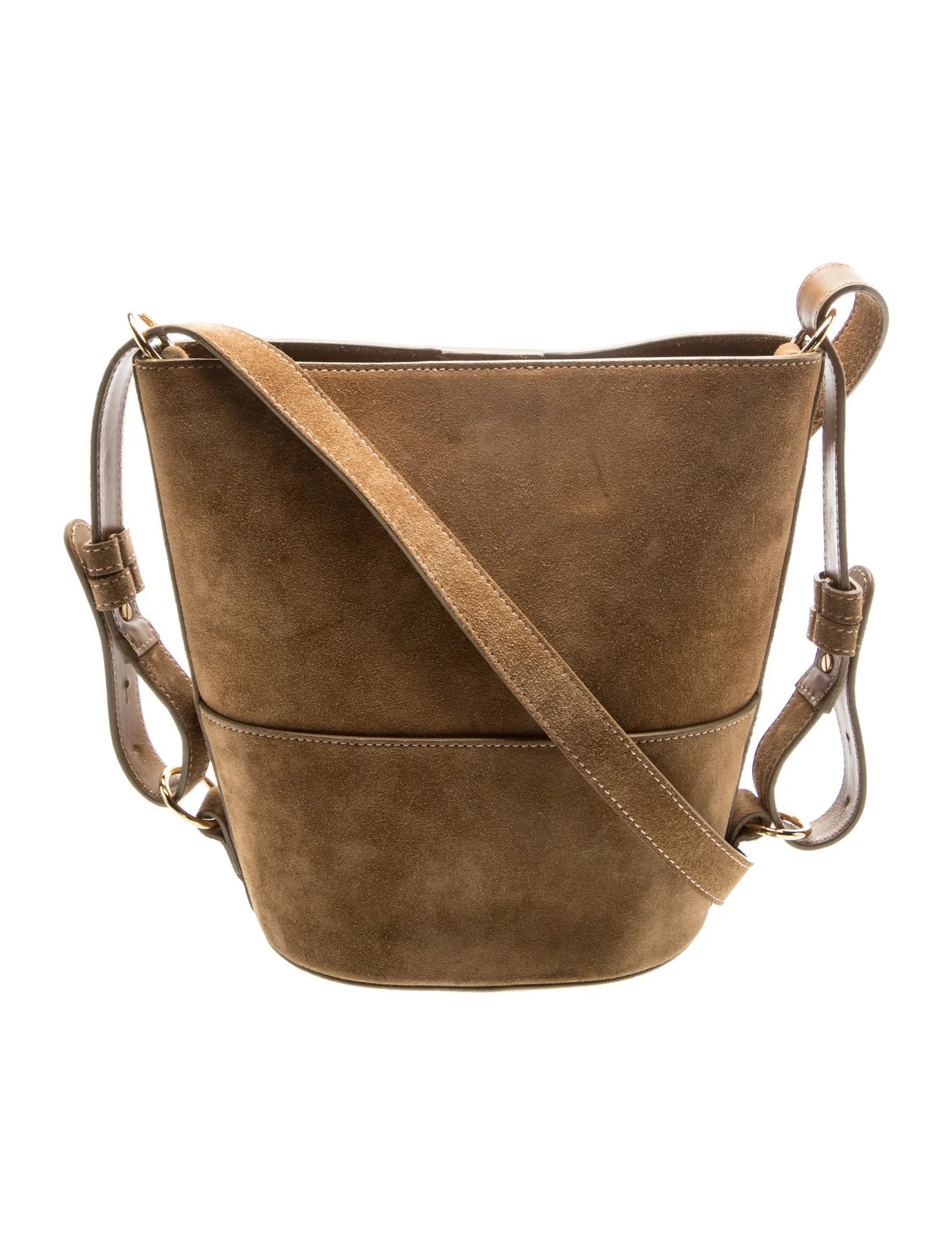 Suede Bucket Bag