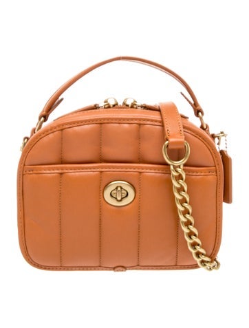 Leather Top Handle Bag
