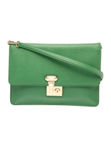 Saffiano Leather Shoulder Bag