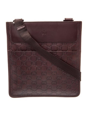 GG Signature Guccissima Messenger Bag