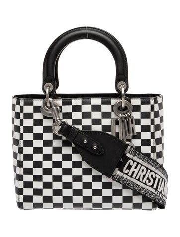 Leather Lady Dior Medium