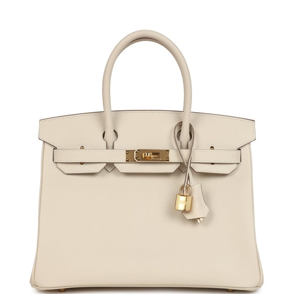 Hermes Hermes Birkin 30 Nata Epsom Gold Hardware