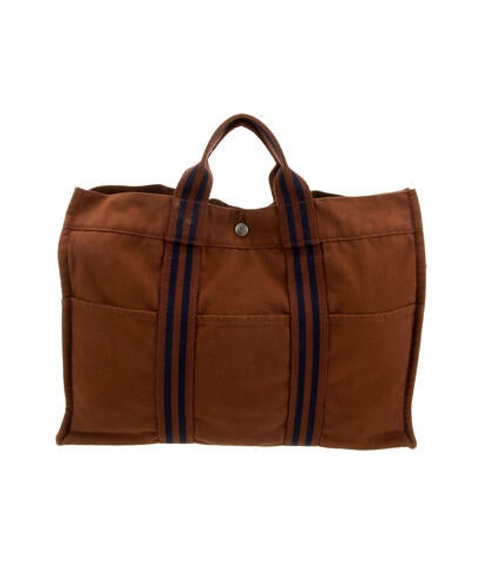 Hermes Toile Fourre Tout Mm
