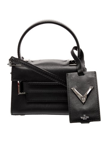 Valentino Rockstud Top Handle Bag