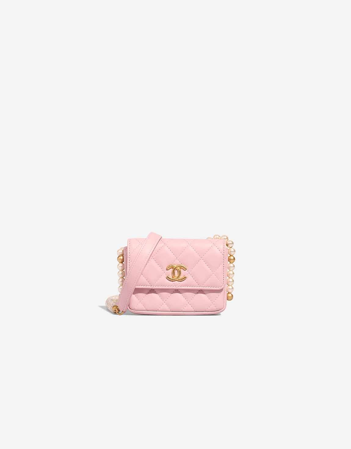 
		Timeless Extra Mini Square Lamb / Pearls Pink    