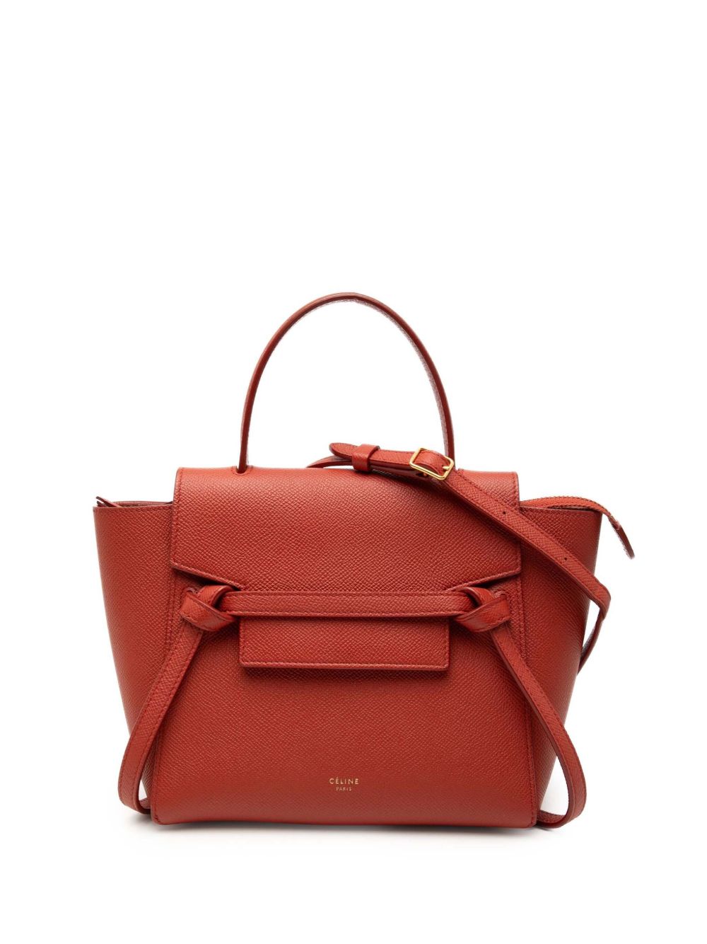 Celine 2012-2018 Nano Grained Calfskin Belt Bag satchel