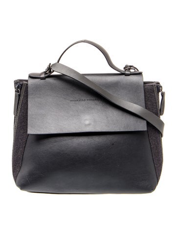 Leather Top Handle Bag