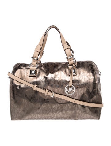 Patent Leather Top Handle Bag