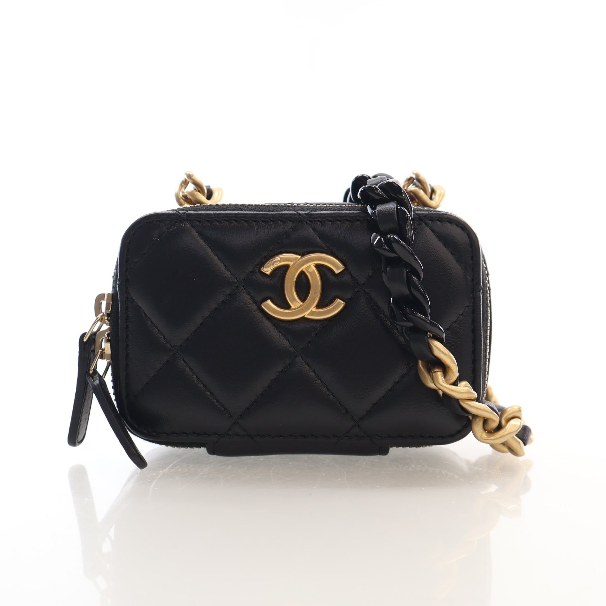 Chanel Mini Lambskin Wallet On Chain (WOC)