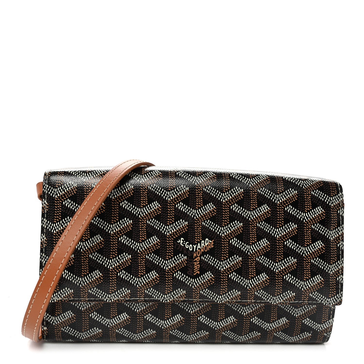 Goyard Goyardine Varenne Continental Wallet Black Gold