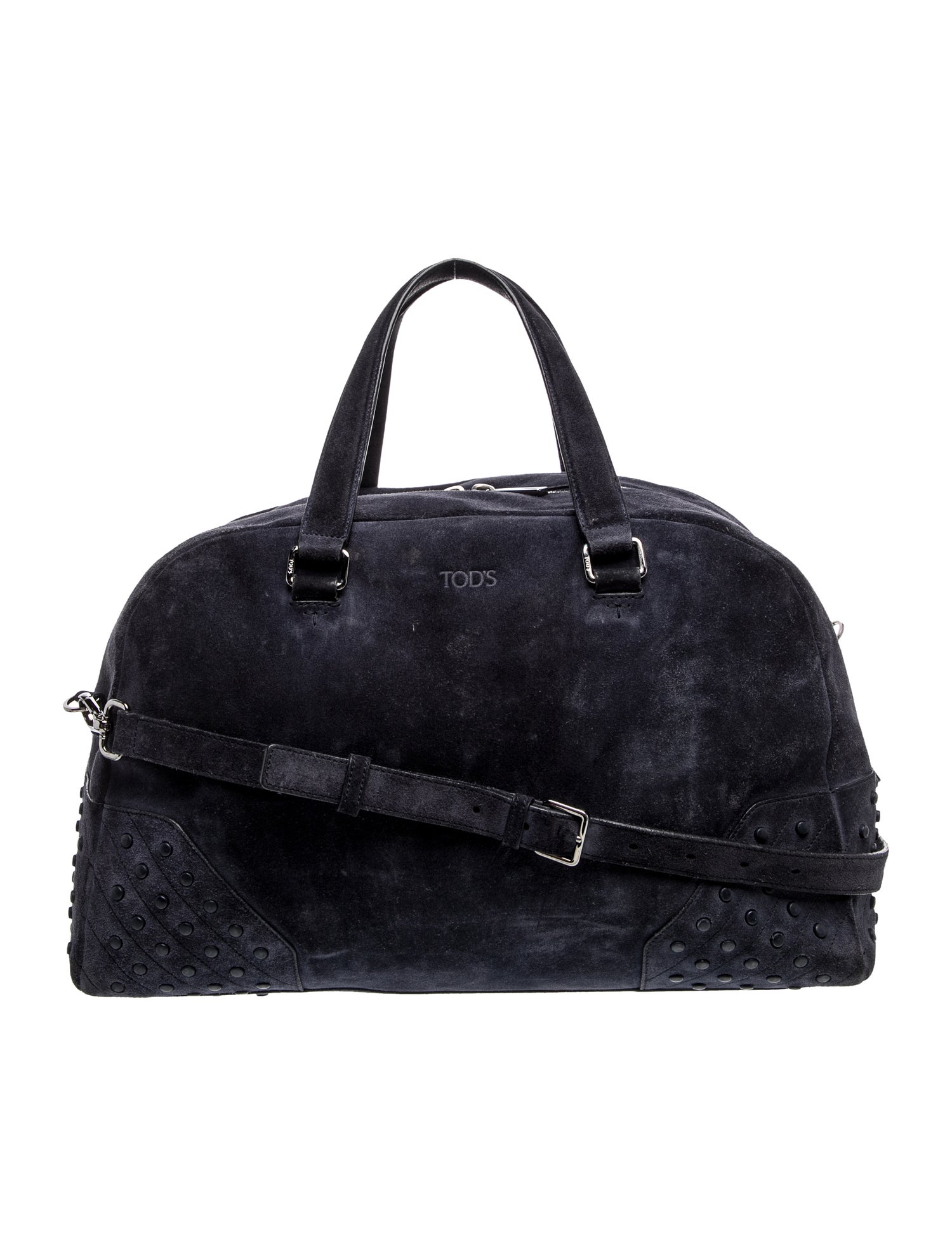 Suede Weekender Bag