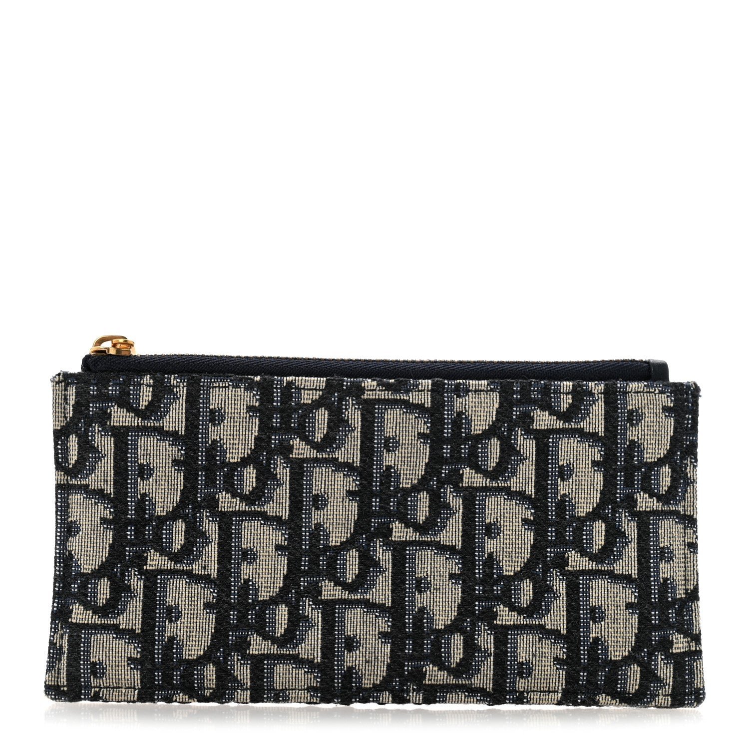 Christian Dior Oblique Dior Pouch Navy Blue