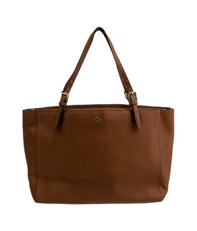 Tory Burch Burch Saffiano Leather Tote