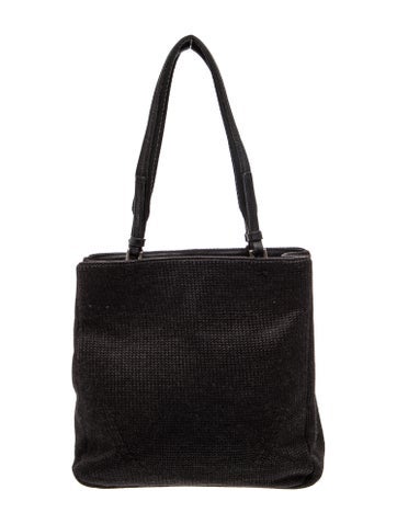 Enameled Metal Triangle Tote