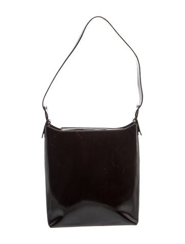 Ferragamo Patent Leather Shoulder Bag