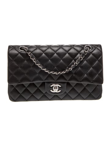 Quilted Medium Double Flap Bag