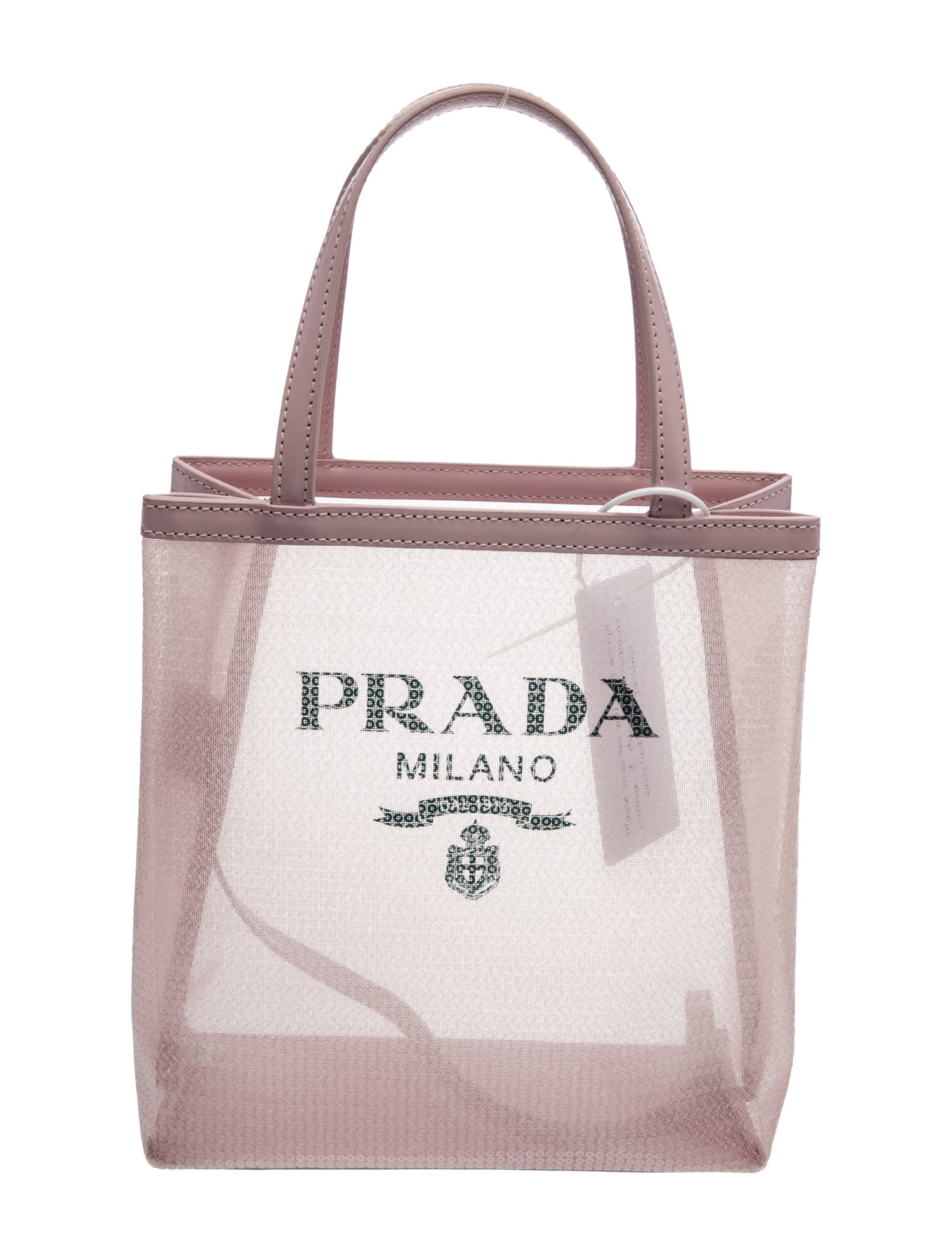 Enameled Metal Triangle Tote