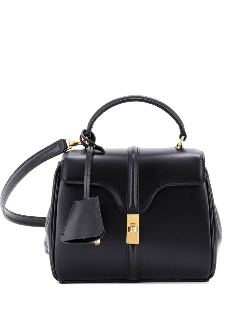 16 Top Handle Bag Smooth Calfskin Mini satchel