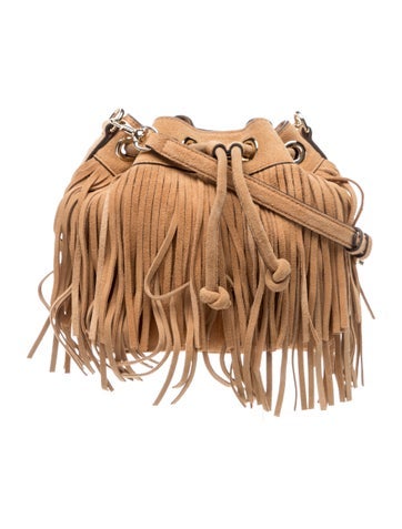Suede Bucket Bag