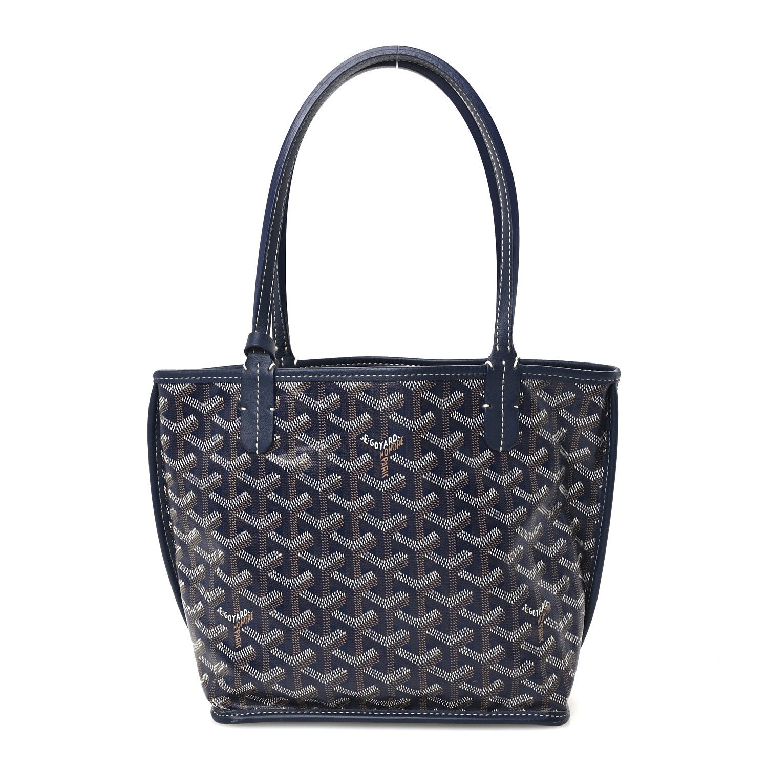 Goyard Goyardine Reversible Mini Anjou Navy