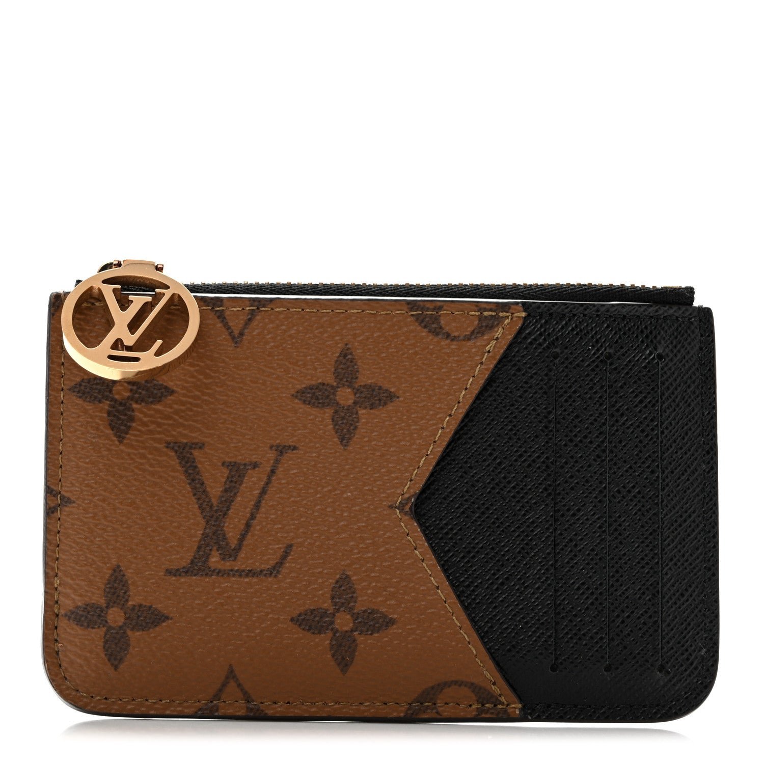 Louis Vuitton Reverse Monogram Zipped Romy Card Holder