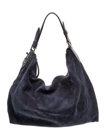 Suede Top Handle Bag