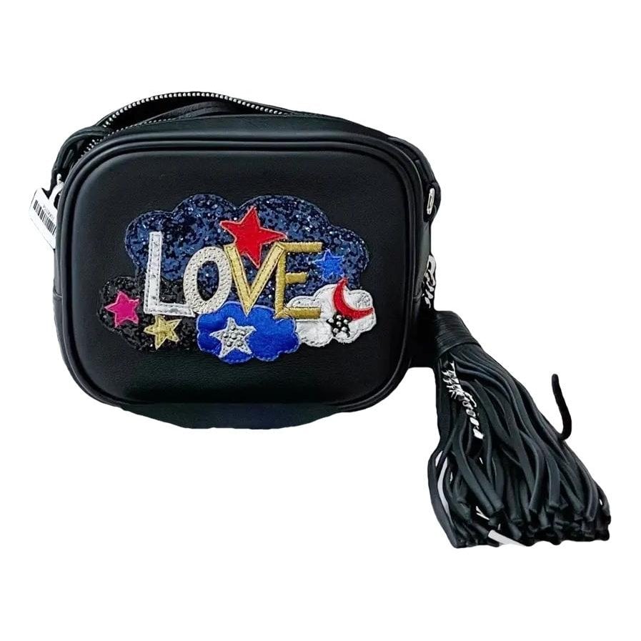 Blogger leather crossbody bag