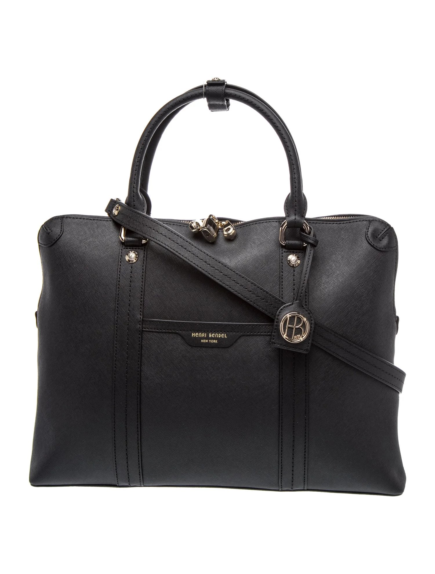 Leather Top Handle Bag