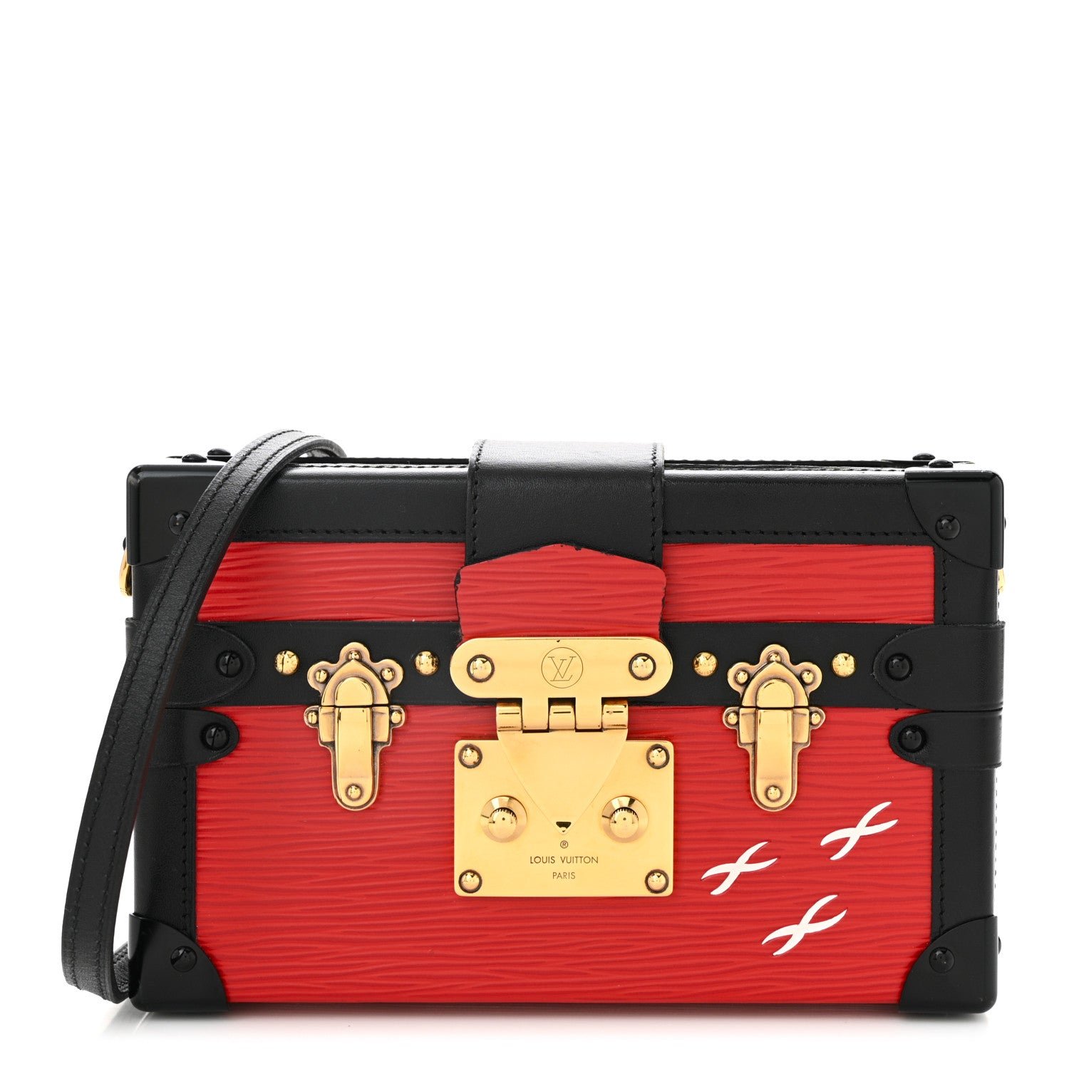Louis Vuitton Epi Petite Malle Coquelicot