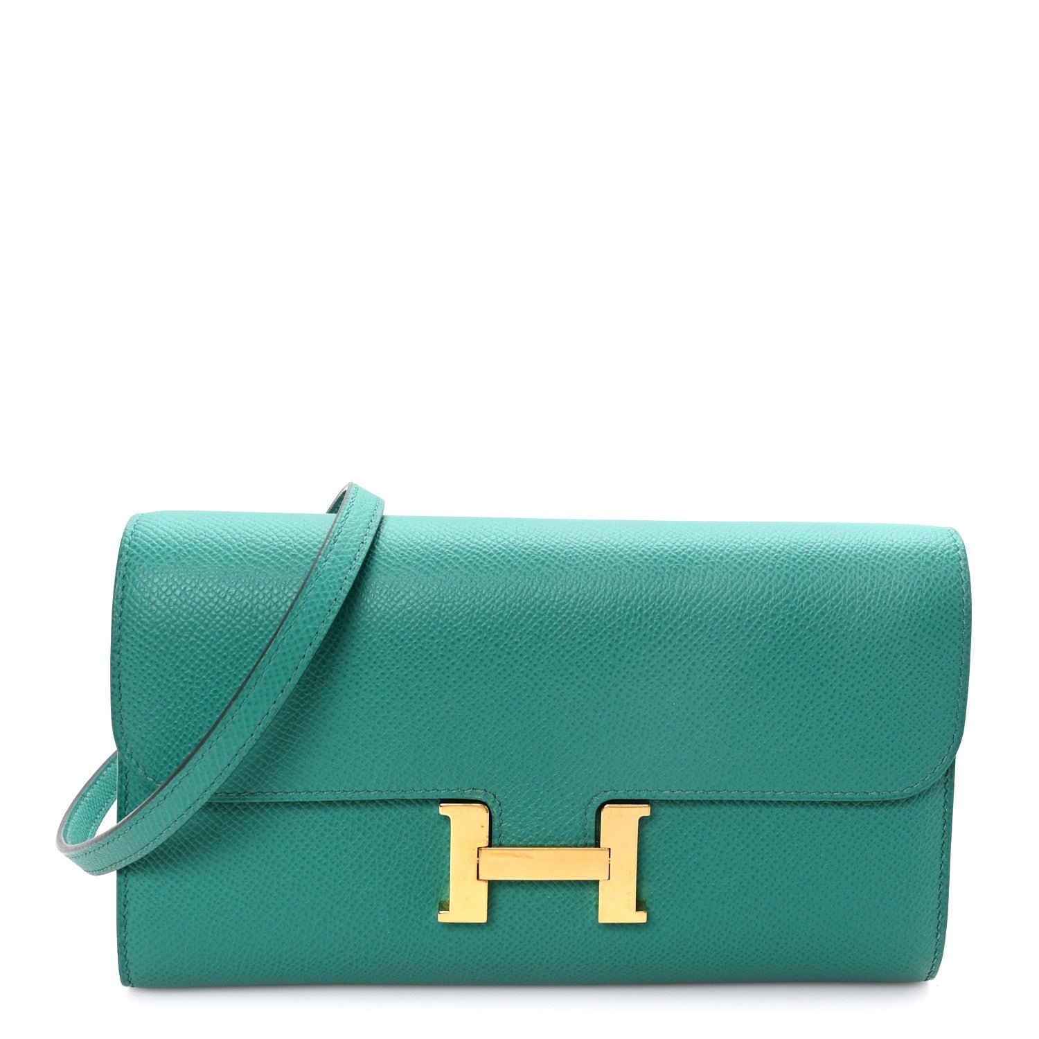 Hermes Epsom Constance Long To Go Wallet Vert Verone