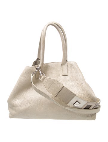 Akris Leather Top Handle Bag