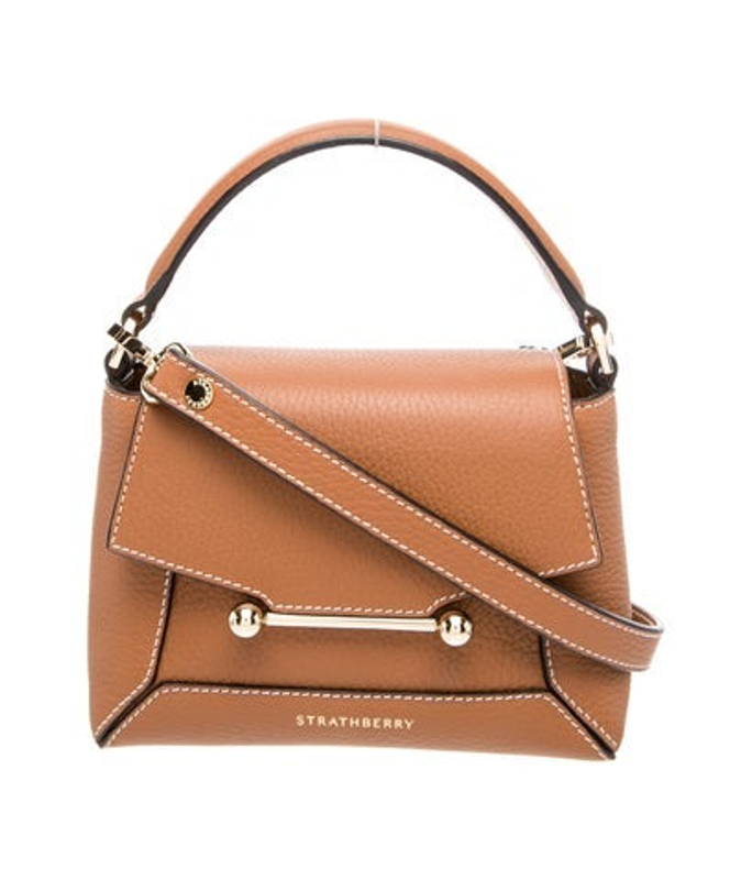 Strathberry Leather Top Handle Bag