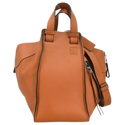 Hammock leather handbag