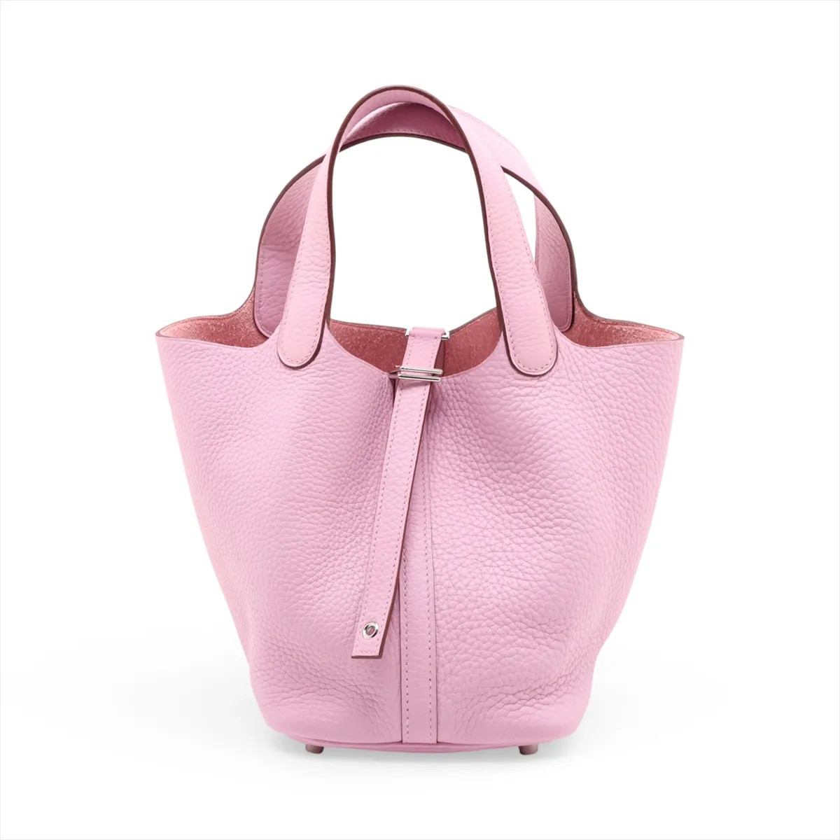 Hermès Picotin Lock 18 PM Taurillon Clemence Mauve sylvestre Silver Metal Fittin