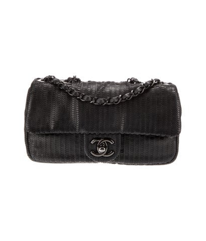 Chanel Small So Black Scalloped Flap Bag
