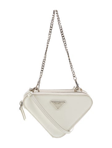 Saffiano Leather Triangle