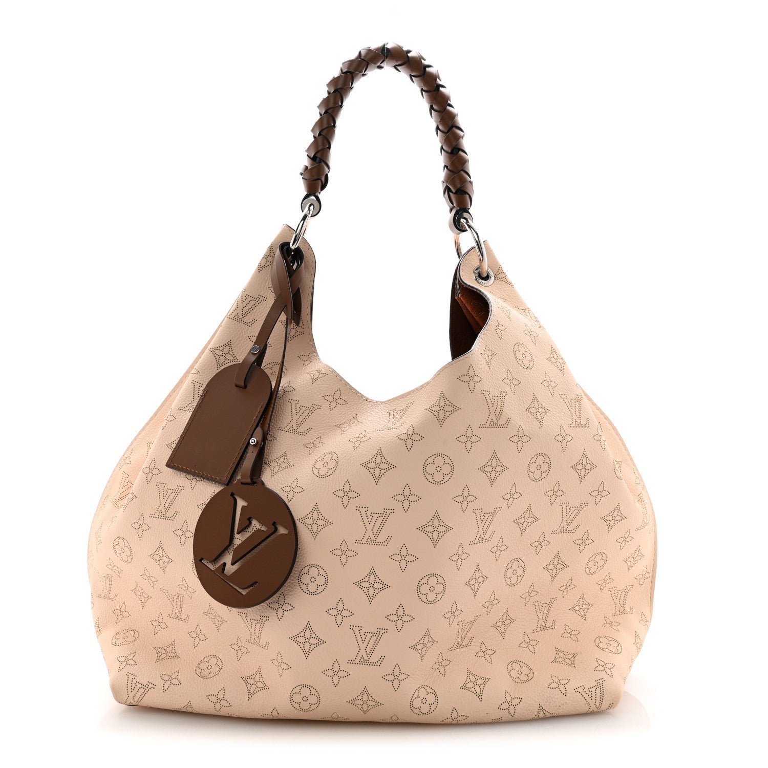Louis Vuitton Mahina Carmel Hobo Creme